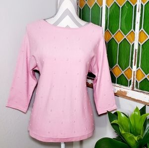 Women's Pink Two Twenty Five Sweater Size Small